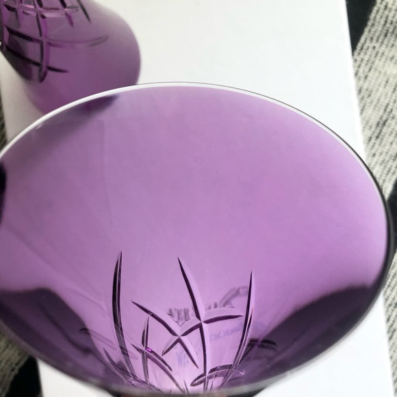 Vera Wang DUCHE88E ENCORE Lavender CHAMPAGNE Flute Pair *BRAND NEW* - Picture 12 of 16